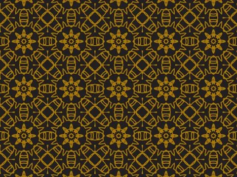 Pattern Gold Stock Illustration