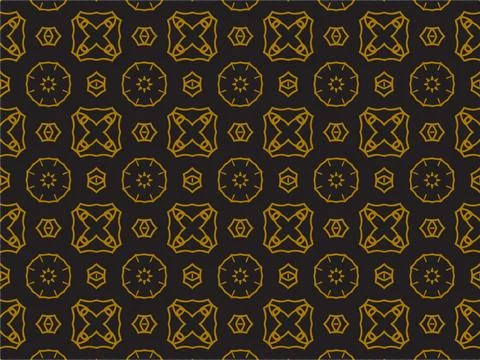 Pattern Gold Stock Illustration