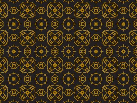 Pattern Gold Stock Illustration