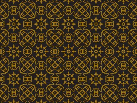 Pattern Gold Stock Illustration