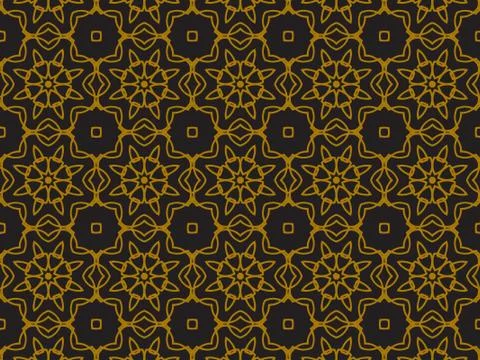 Pattern Gold Illustrazione stock