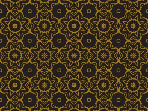 Pattern Gold Stock Illustration