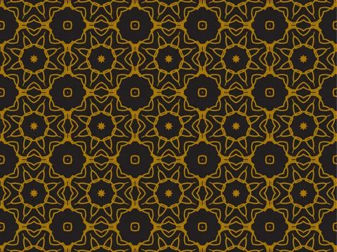 Pattern Gold Stock Illustration
