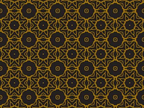 Pattern Gold Stock Illustration