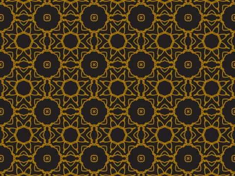 Pattern Gold Stock Illustration