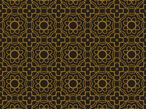 Pattern Gold Stock Illustration