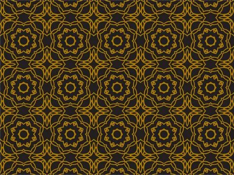 Pattern Gold Stock Illustration