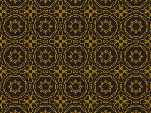 Pattern Gold Stock Illustration