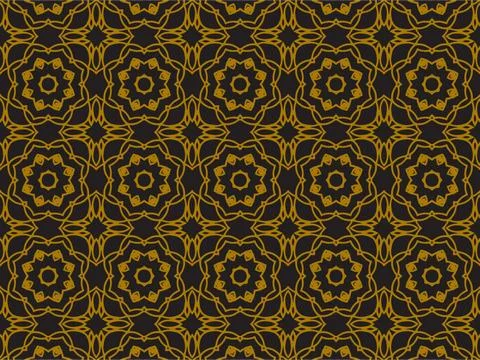 Pattern Gold Stock Illustration