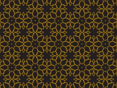 Pattern Gold Stock Illustration