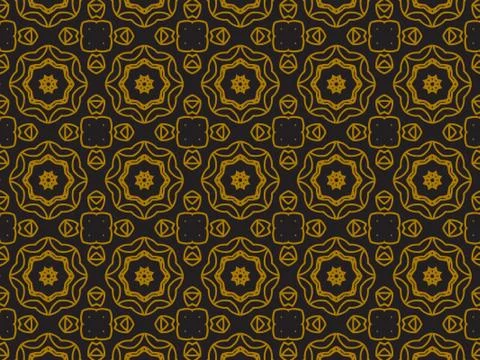 Pattern Gold Stock Illustration
