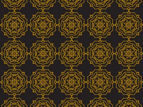 Pattern Gold Stock Illustration