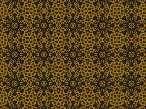 Pattern Gold Stock Illustration