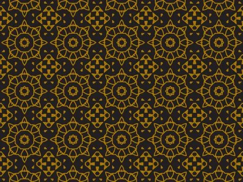 Pattern Gold Stock Illustration