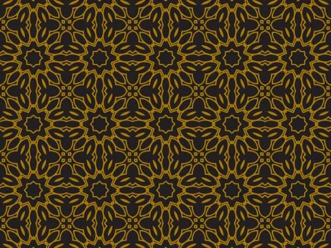 Pattern Gold Stock Illustration