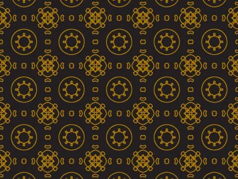 Pattern Gold Illustrazione stock