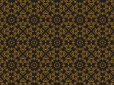 Pattern Gold Stock Illustration