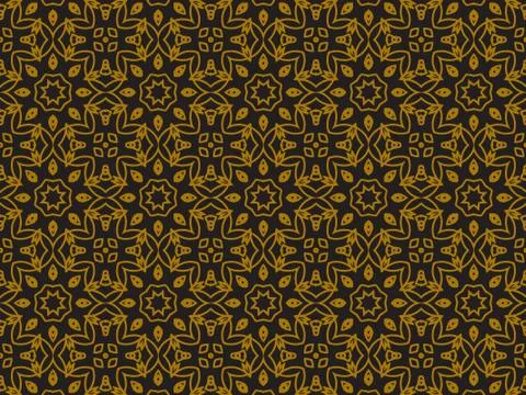 Pattern Gold Stock Illustration