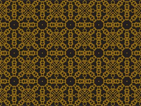 Pattern Gold Stock Illustration