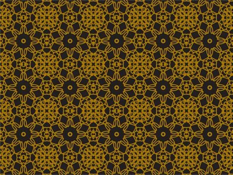 Pattern Gold Stock Illustration