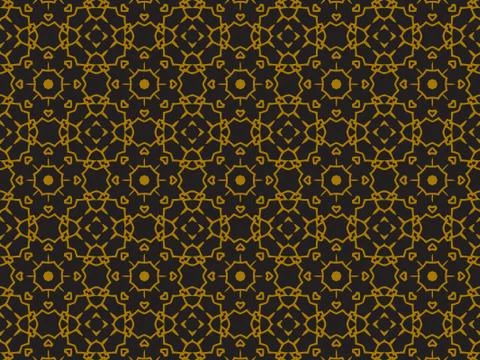 Pattern Gold Stock Illustration