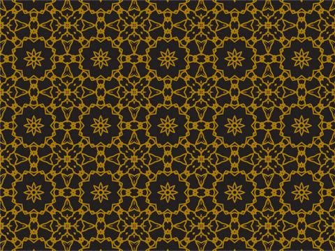 Pattern Gold Stock Illustration