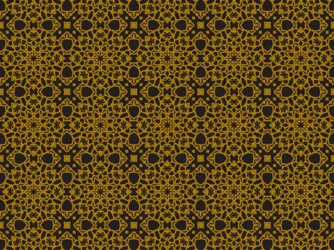 Pattern Gold Stock Illustration