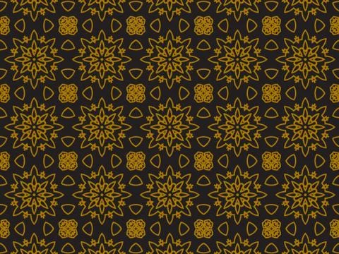 Pattern Gold Illustrazione stock