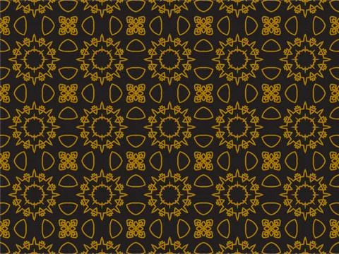 Pattern Gold Stock Illustration