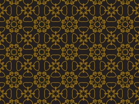 Pattern Gold Illustrazione stock