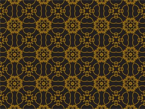 Pattern Gold Stock Illustration