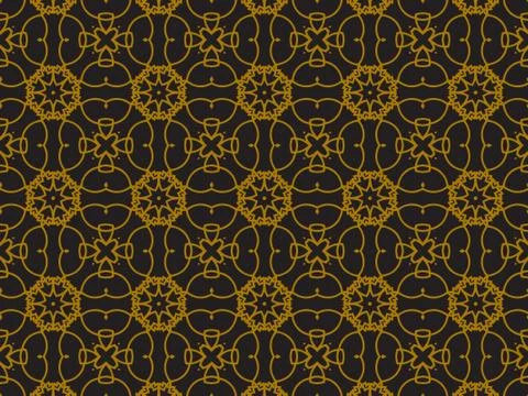 Pattern Gold Stock Illustration