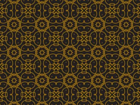 Pattern Gold Stock Illustration