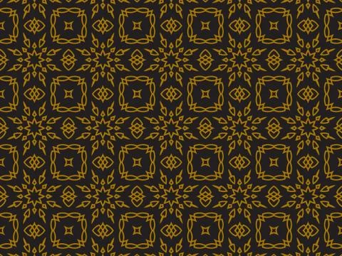 Pattern Gold Illustrazione stock