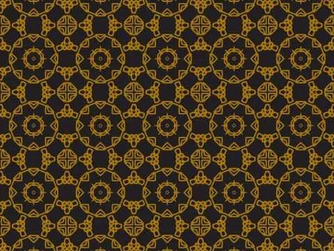 Pattern Gold Stock Illustration