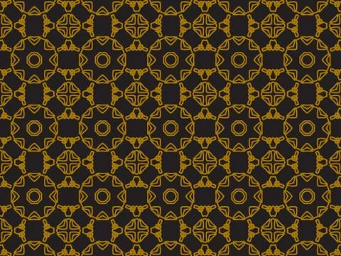 Pattern Gold Stock Illustration