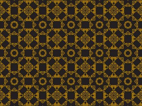 Pattern Gold Stock Illustration