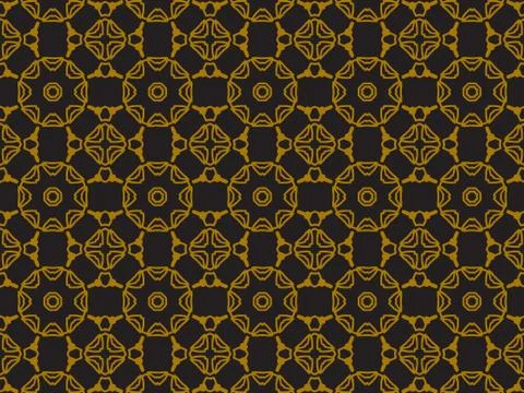 Pattern Gold Stock Illustration