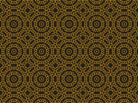 Pattern Gold Stock Illustration