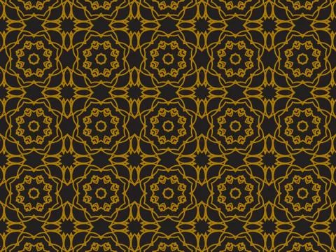 Pattern Gold Stock Illustration