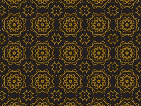Pattern Gold Stock Illustration