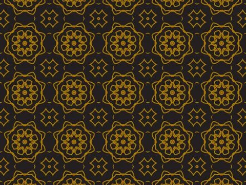 Pattern Gold Stock Illustration