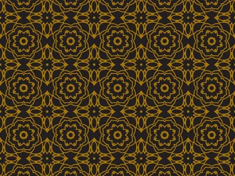 Pattern Gold Stock Illustration