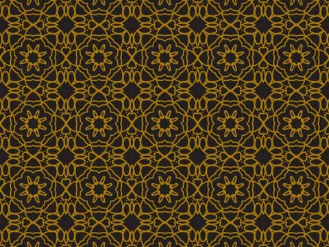 Pattern Gold Stock Illustration