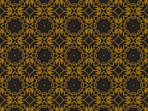 Pattern Gold Stock Illustration