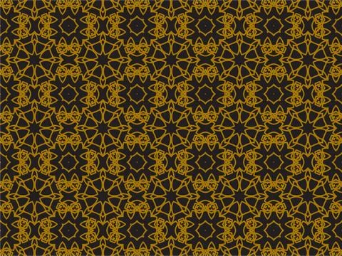 Pattern Gold Stock Illustration