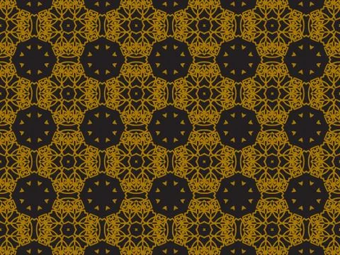 Pattern Gold Stock Illustration