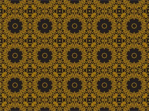 Pattern Gold Stock Illustration