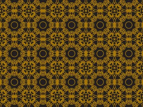Pattern Gold Stock Illustration