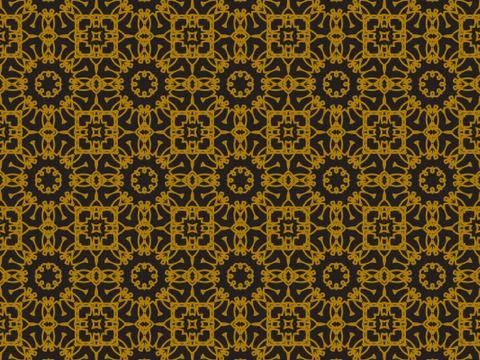 Pattern Gold Stock Illustration